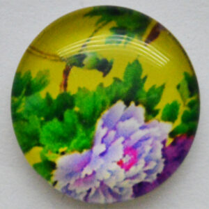 Klaaskamee Lill 14mm, 1 tk