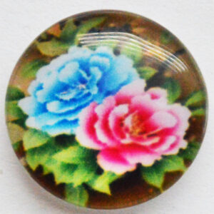 Klaaskamee Lill 18mm, 1 tk