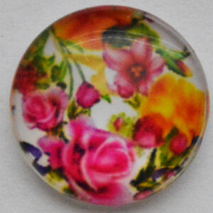 Klaaskamee Lill 14mm, 1 tk