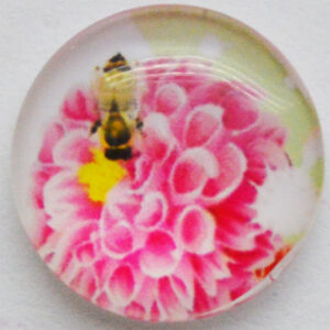 Klaaskamee Lill 14mm, 1 tk