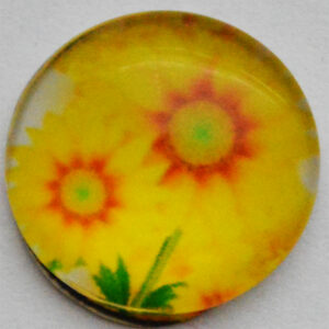 Klaaskamee Lill 14mm, 1 tk