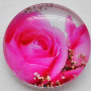 Klaaskamee Lill 14mm, 1 tk