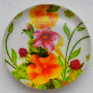 Klaaskamee Lill 14mm, 1 tk