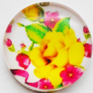 Klaaskamee Lill 18mm, 1 tk