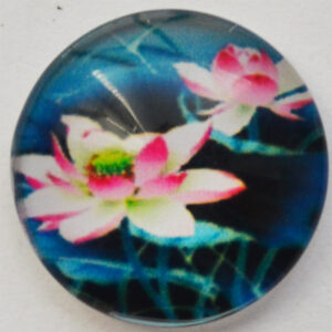 Klaaskamee Lill 14mm, 1 tk