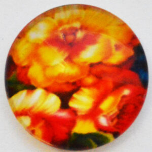 Klaaskamee Lill 18mm, 1 tk