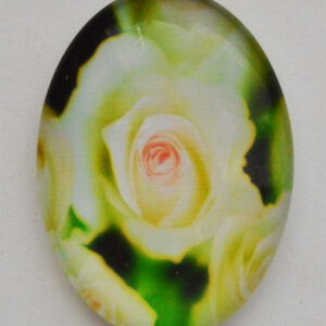 Klaaskamee Lill 40x30mm, 1 tk