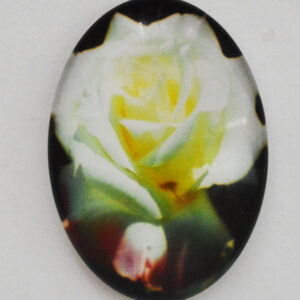 Klaaskamee Lill 40x30mm, 1 tk