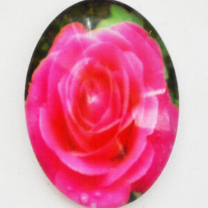 Klaaskamee Lill 40x30mm, 1 tk