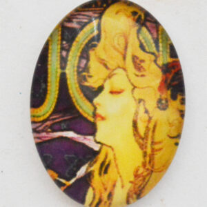 Klaaskamee Naine 25x18mm, 1 tk