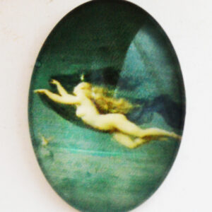Klaaskamee 25x18mm, 1 tk