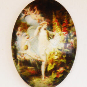 Klaaskamee 25x18mm, 1 tk