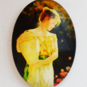 Klaaskamee 25x18mm, 1 tk