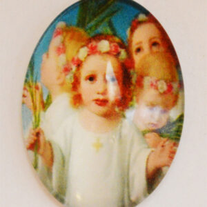 Klaaskamee 25x18mm, 1 tk