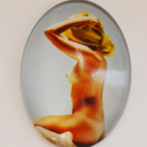 Klaaskamee 25x18mm, 1 tk