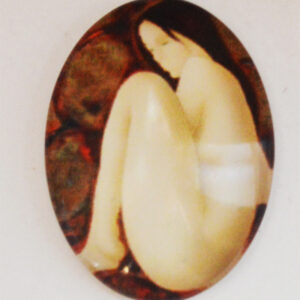 Klaaskamee 25x18mm, 1 tk