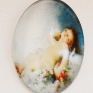 Klaaskamee 25x18mm, 1 tk