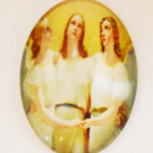 Klaaskamee 25x18mm, 1 tk