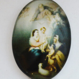 Klaaskamee  25x18mm, 1 tk