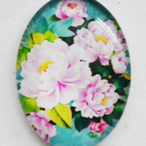 Klaaskamee Lill 18x13mm, 1 tk