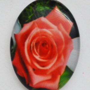 Klaaskamee Lill 25x18mm, 1 tk