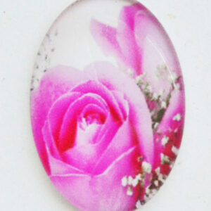 Klaaskamee Lill 18x13mm, 1 tk