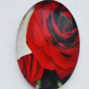 Klaaskamee Lill 25x18mm, 1 tk