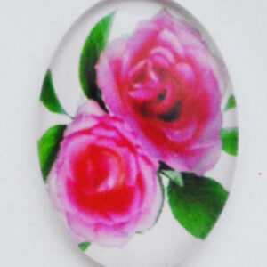 Klaaskamee Lill 25x18mm, 1 tk