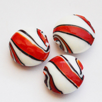 Käsitööhelmes 18mm, 1 tk