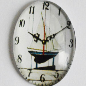 Klaaskamee Kell 25x18mm, 1 tk