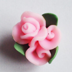 Fimo  Lill 23X24mm roosa, 1 tk