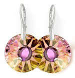 Swarovski kõrvarõngad 19mm Crystal Vitrail Light, kinnis 925 hõbe, 1 paar  .NB!  Ei saa saata liht- ega tähitud maksikirjaga!