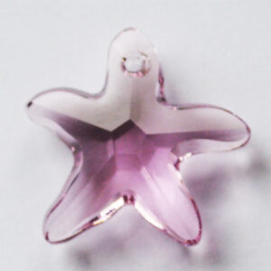 Swarovski Starfish Pendant  20mm Light Amethyst, 1 tk