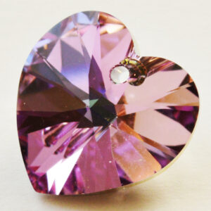 Swarovski Heart Pendant  18mm Vitrail Light, 1 tk