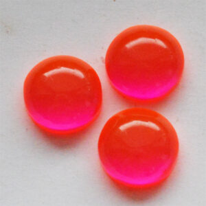 Kunstvaigust kamee 12mm tumeroosa, 1 tk