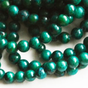 Krüsokolla 6mm sünteetiline kivi, ava 1mm pakis 20 tk.