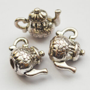 Ant.hõbedane ripats Teekann 15x13mm, 1 tk