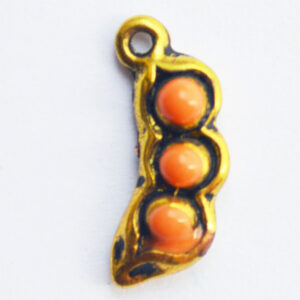 Ant.kuldne metallripats Hernes 17x6mm, 1 tk