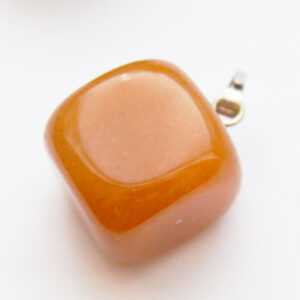 Aventuriin ripats 25x16mm oranžikaspruun,, 1 tk