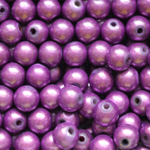 Miracle ümar akrüülhelmes 8mm lilla, 1 tk