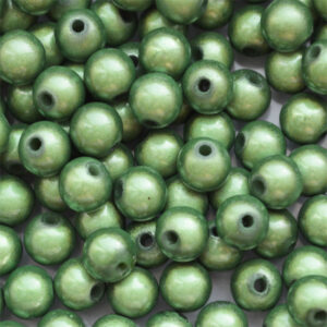 Miracle ümar akrüülhelmes 8mm roheline, 1 tk