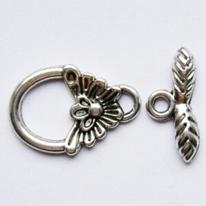 Ant.hõbedane kinnis 18x12mm, 1 tk