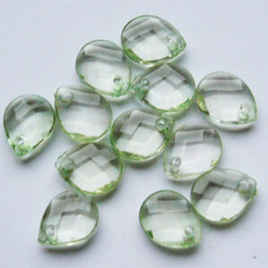 Heleroheline akrüülist tilk 10x7mm, 1 tk